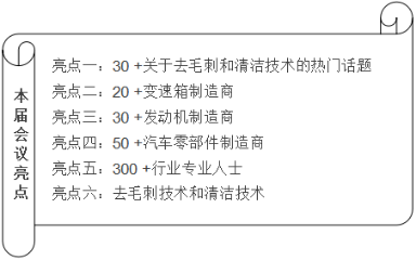 豪華陣容·干貨滿滿|邀您參加 ATC 2019第六屆動力總成去毛刺和清潔技術論壇