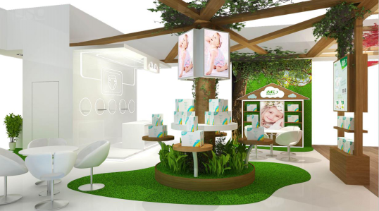 Gil's creates new high-quality products, soft diapers for the first time on the stage of CBME China Pregnancy and Baby Show!