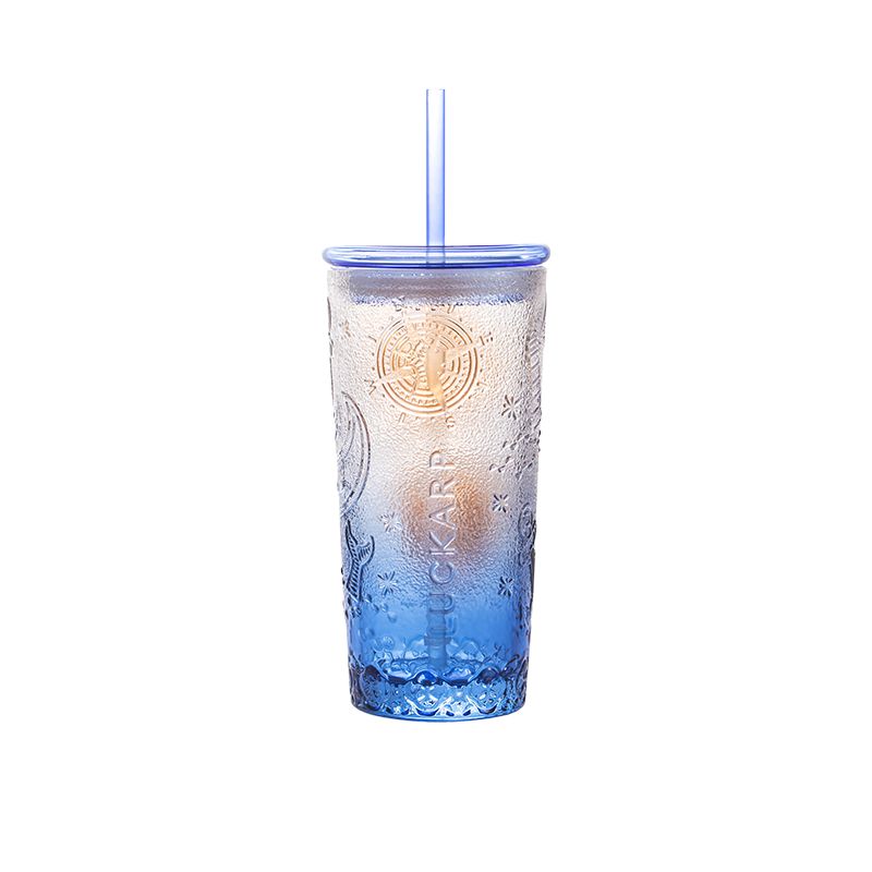 Nautical glass sippy cup