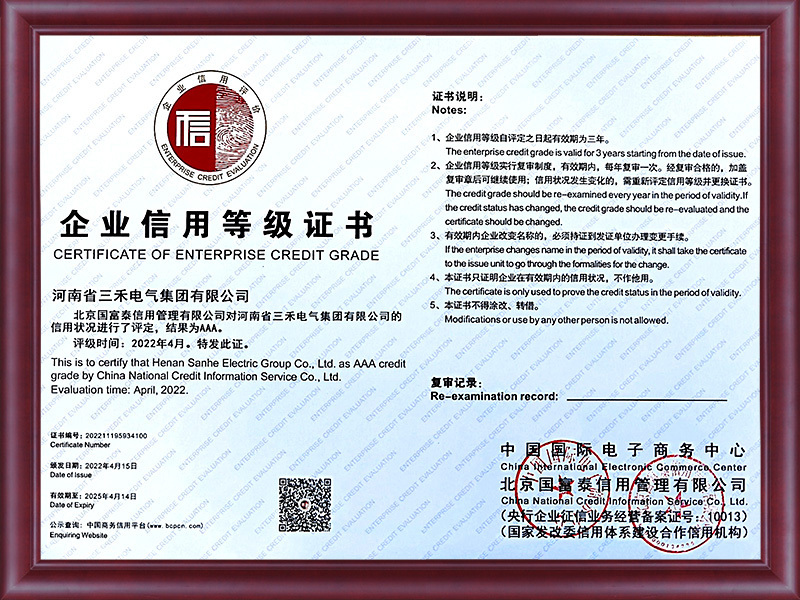 AAA credit certificate