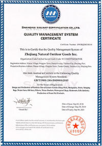 Quality management system certification