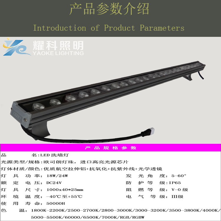 LED洗墙灯