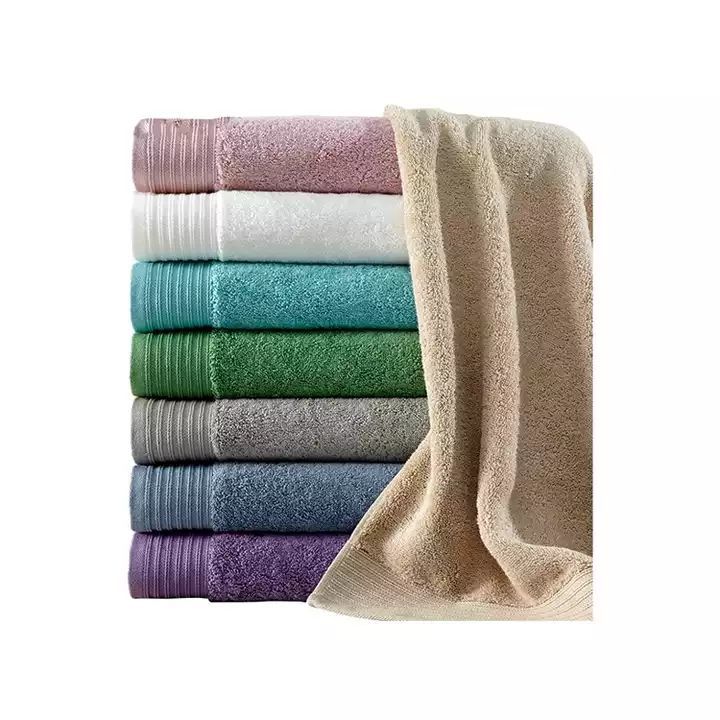 Custom Soft Absorbent Fluffy After Wash 100% Cotton Thick Face Bath Towel