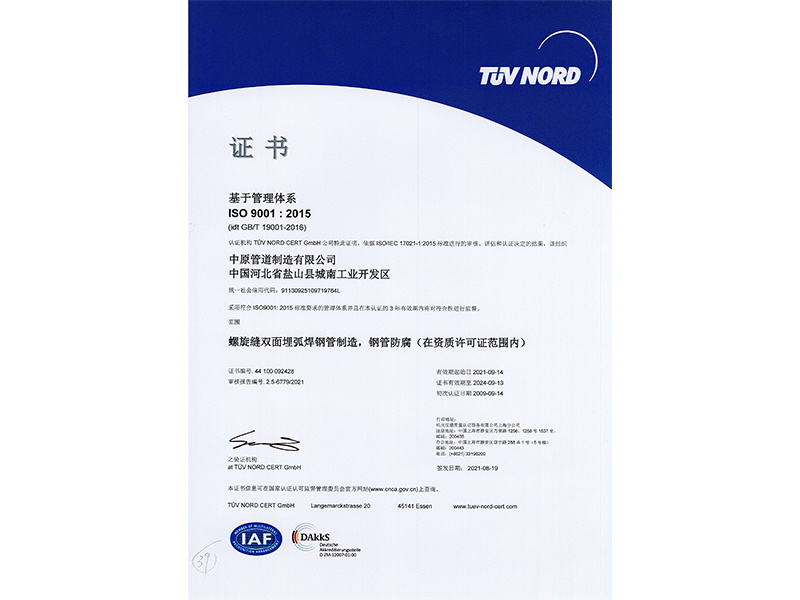 PED-ISO9001 (Chinese)