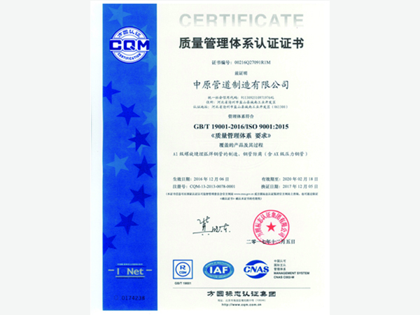 ISO9001 (Chinese)