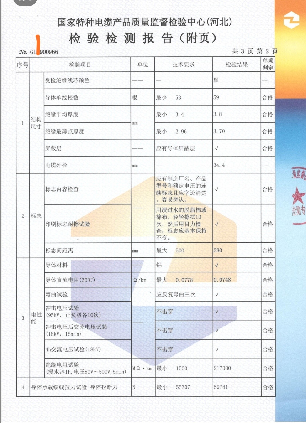 铝芯交联聚乙烯绝缘架空电缆