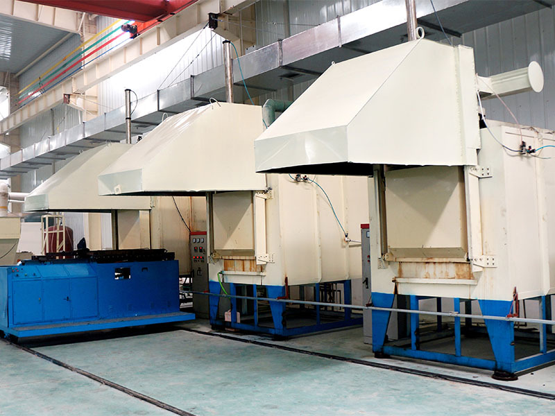 High frequency quenching production line