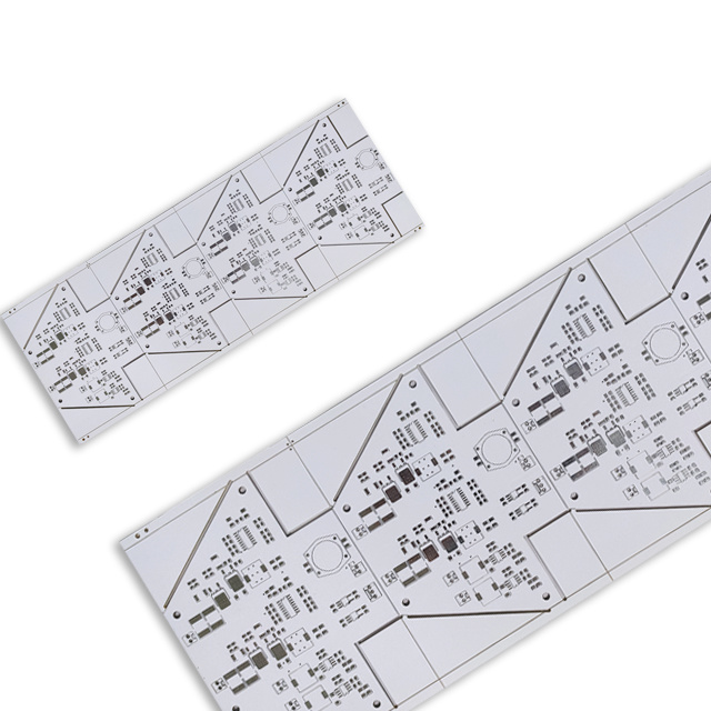 Double-sided PCB - White solder mask