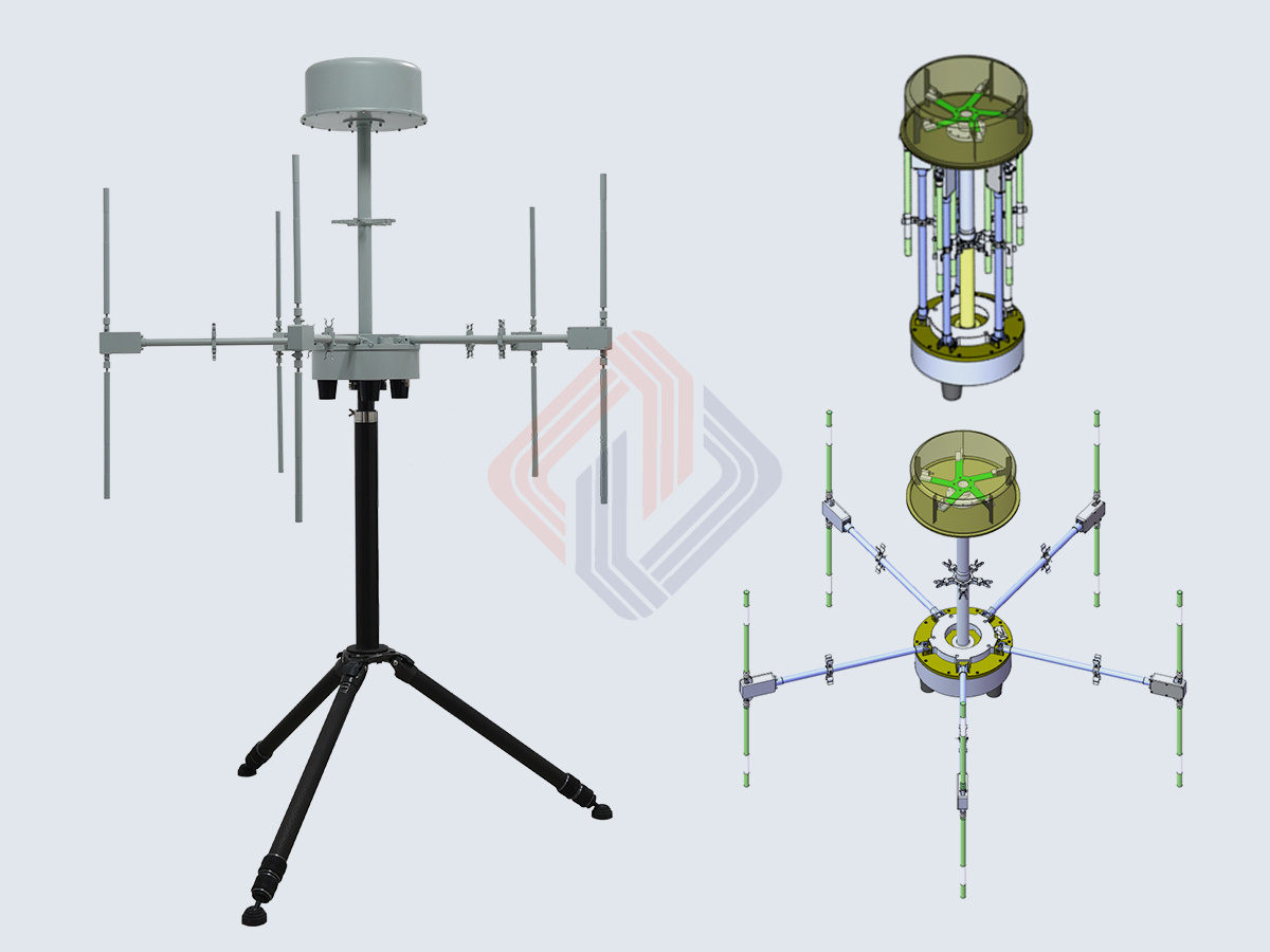 ZY·UAD152 超短波五元测向天线阵（ 30MHz～3000MHz ）