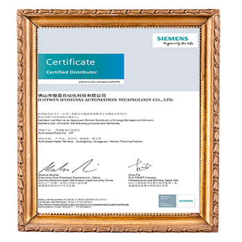 Control electrical series authorization certificate Control electrical series authorization certificate