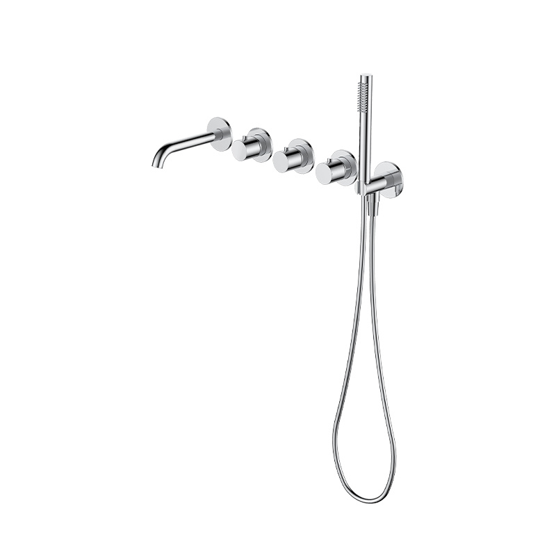 Double function concealed  thermostatic bath shower mixer 6807CC-M31
