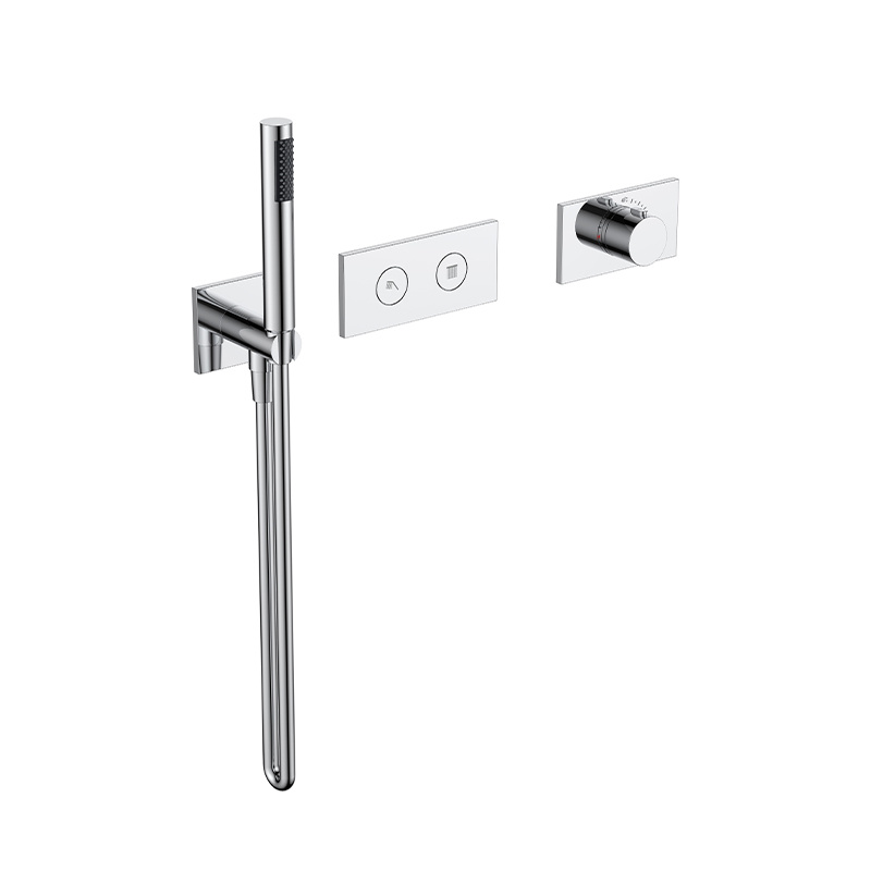 Push-button 2-way concealedthermostatic shower mixer 6514CC-M02