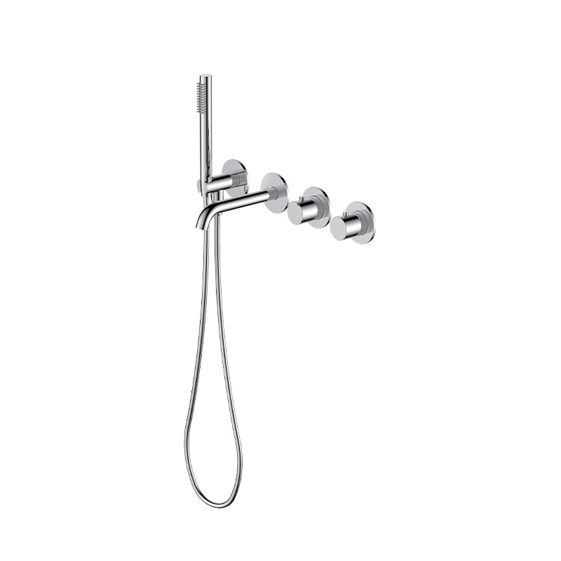 Double function concealed thermostatic rain-shower combination 6811CC-M31