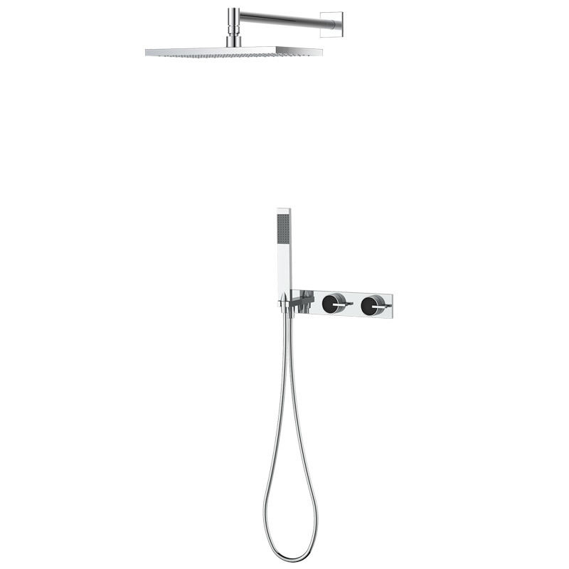 Double function concealed rain-shower combination 6668CB-M12512L7