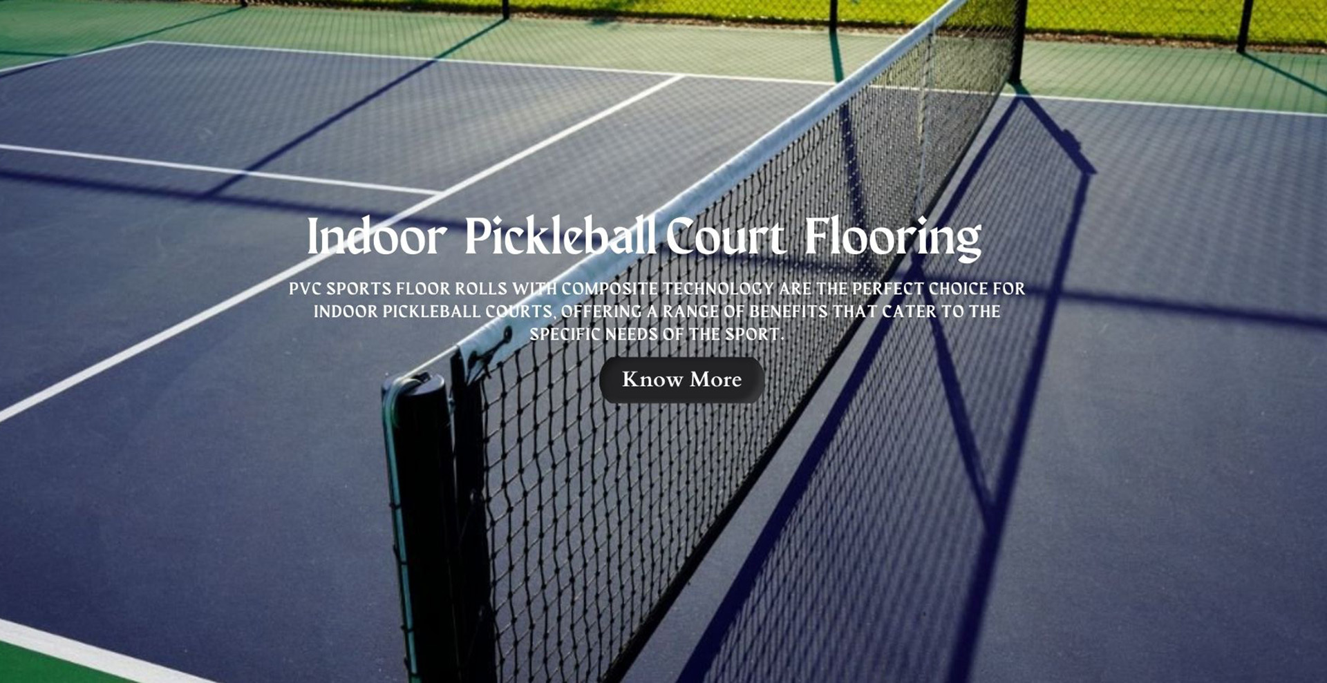 pickleball court floor