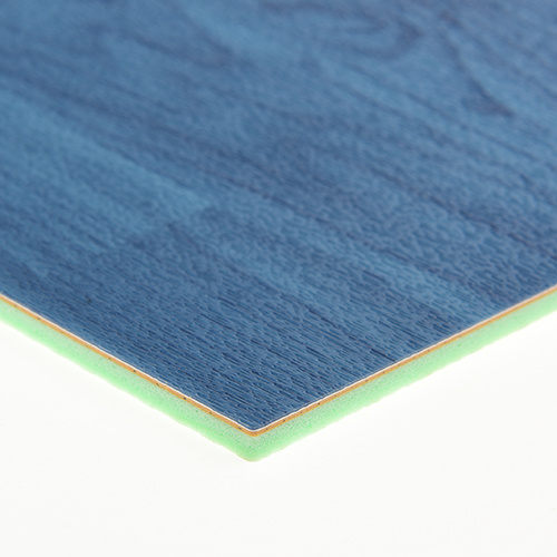 Blue Color Wood Surface PVC sports flooring