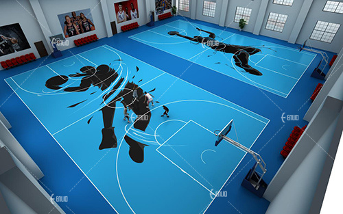 Customized PVC Sports Flooring