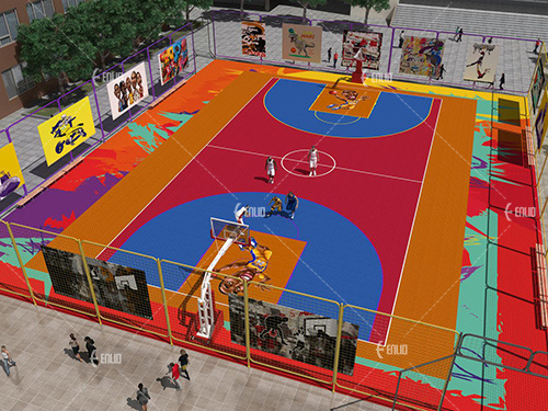 Customized PVC Sports Flooring