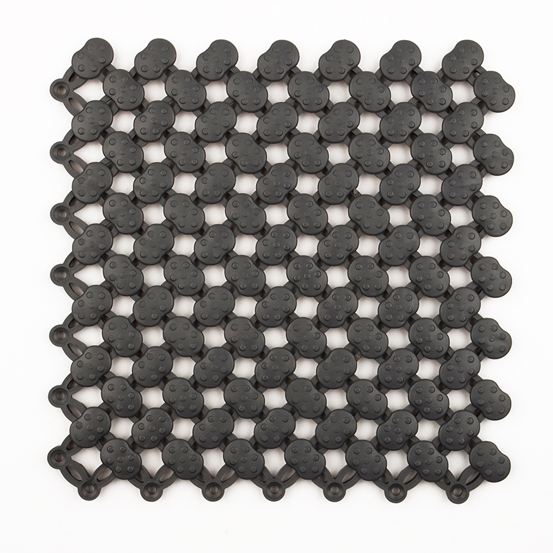 Dark grey wet area mat
