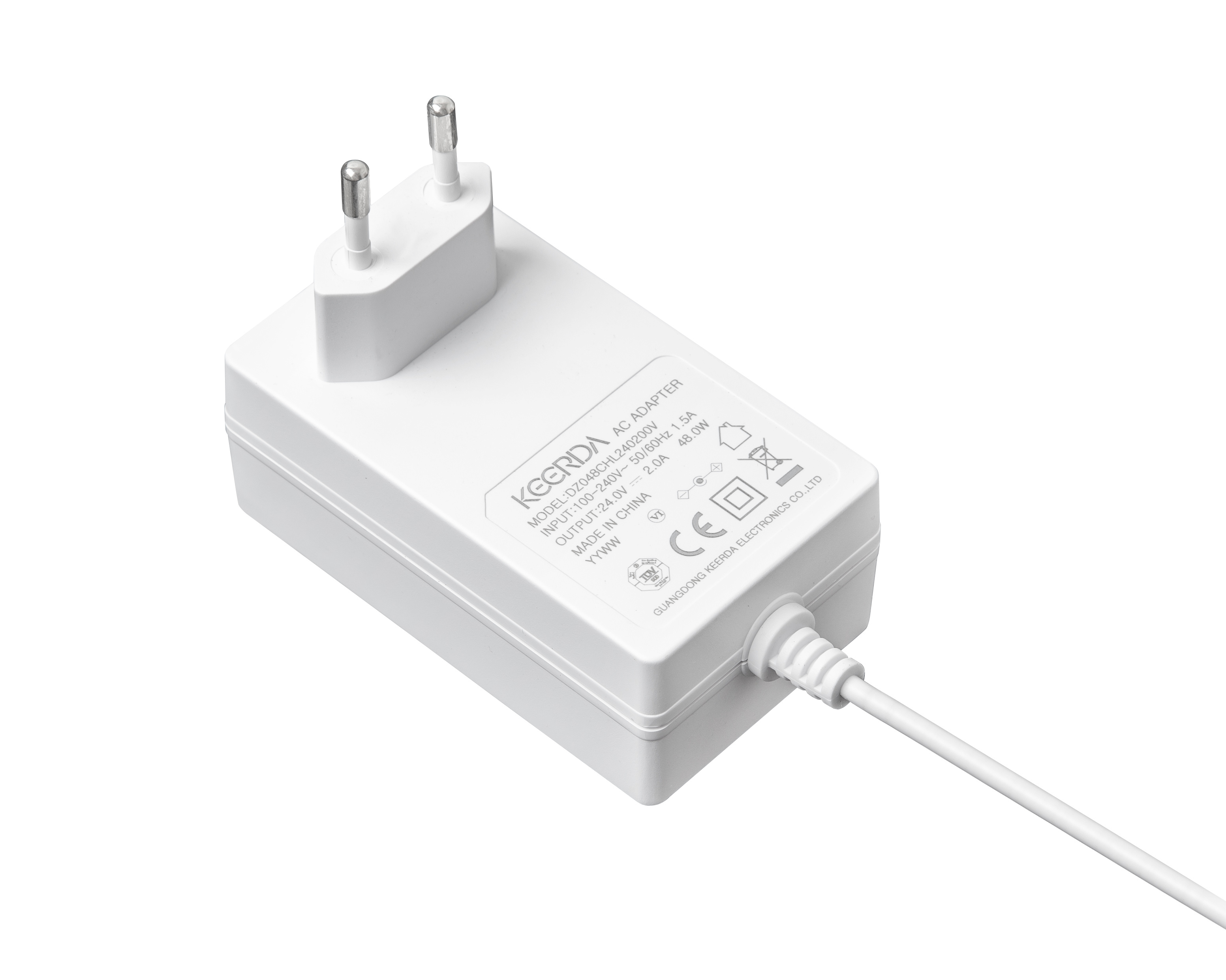 48W 12V4A POWER ADAPTER WITH INTERCHANGEALBLE PLUG