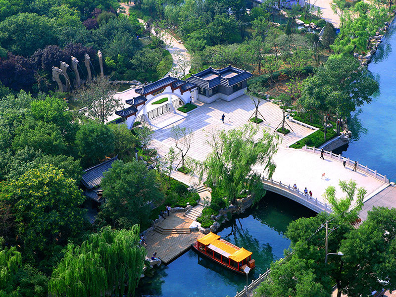 濟南大明湖東擴及環(huán)城河整治通航園林綠化工程