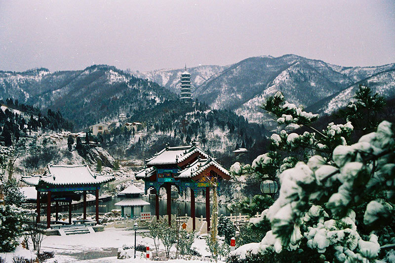 紅葉谷-雪景