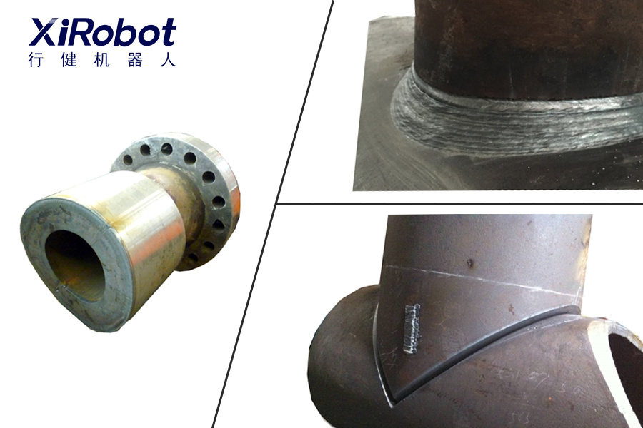 Suspension saddle shaped welding and cutting integrated machine