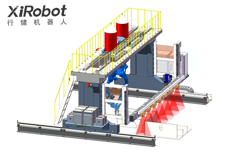 Group intelligent welding robot and production line