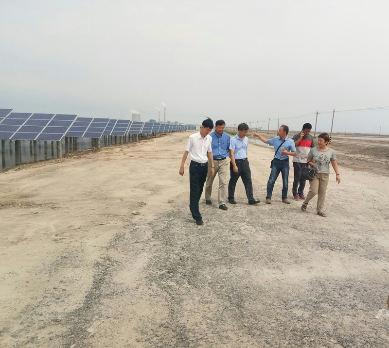 Figure 3: The delegation visited photovoltaic power generation