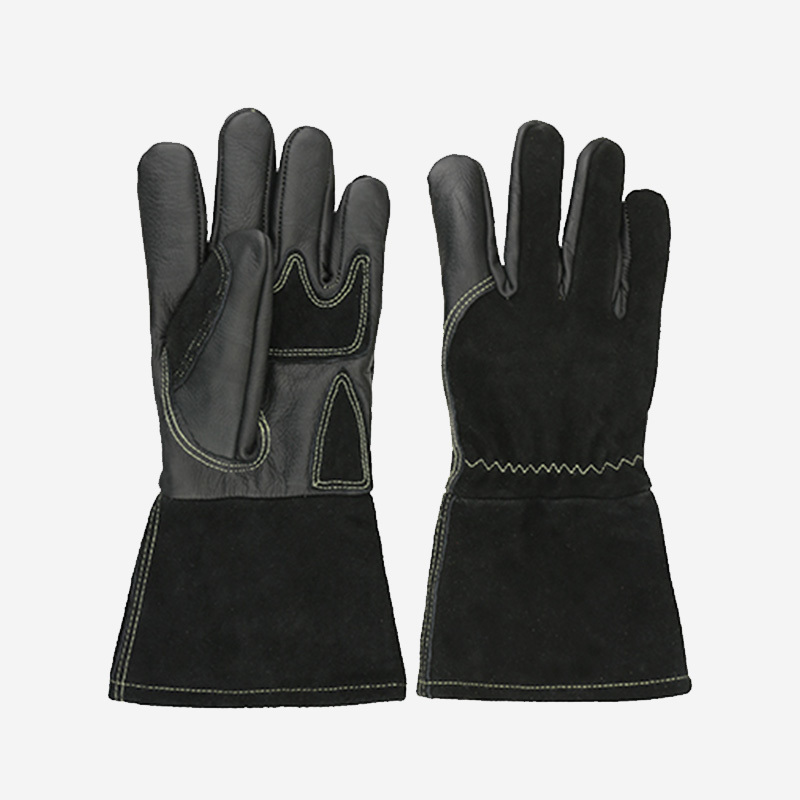 Black Leather Welding Gloves