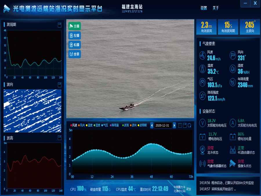 视频AI波浪观测系统