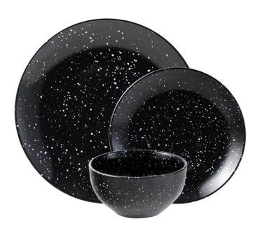 色釉噴雪花點點
