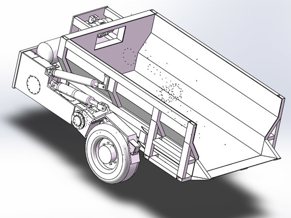 防爆礦用WC5/8E(AI)無(wú)軌膠輪車(鉸接式)
