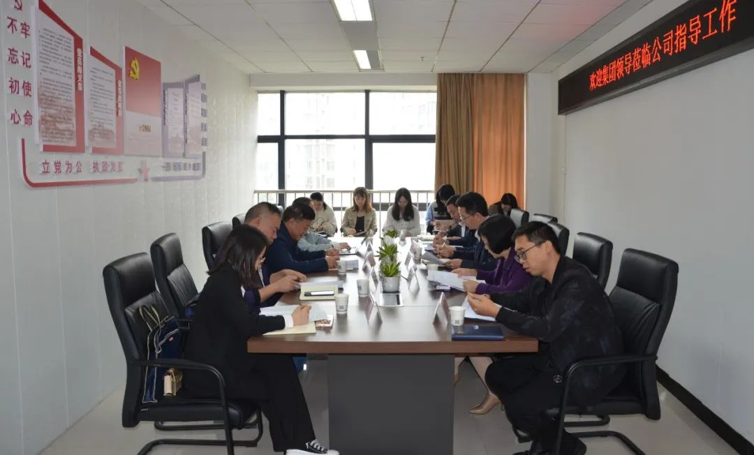 集團黨委委員、總會計師劉新銀帶隊到公司調研指導財務一體化工作
