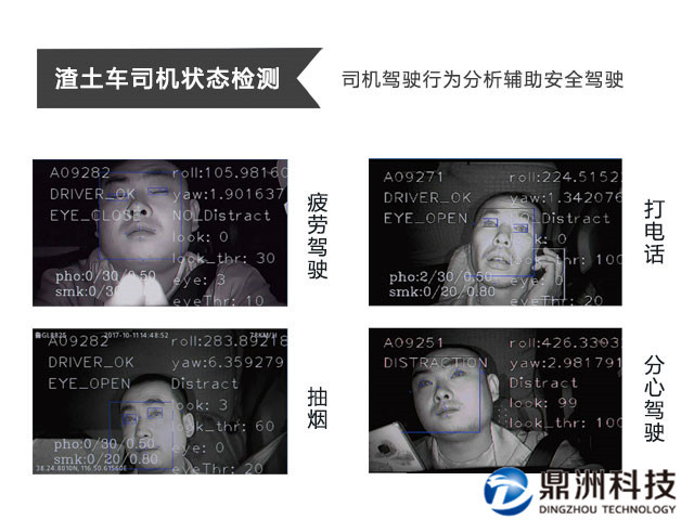 渣土车ADAS驾驶系统疲劳探测