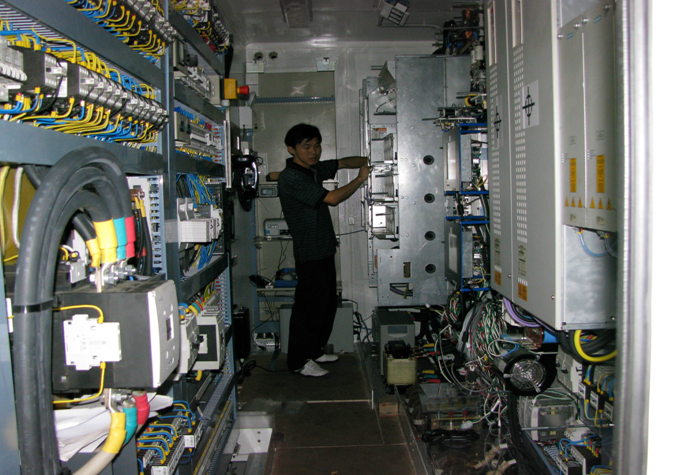 Lifting equipment electrical room project