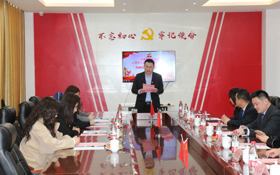 Shanqingyuan School of Economics and Management Party Branch Shandong Xingzhicheng Party Branch Branch Co-construction Agreement, Signing Ceremony of College Student Employment Practice Base