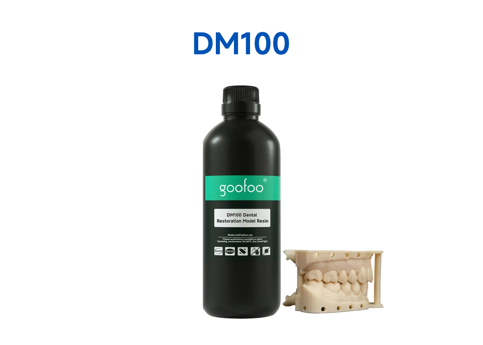 Goofoo DM100 UV LCD 3D Printer Dental Restoration Model Resin