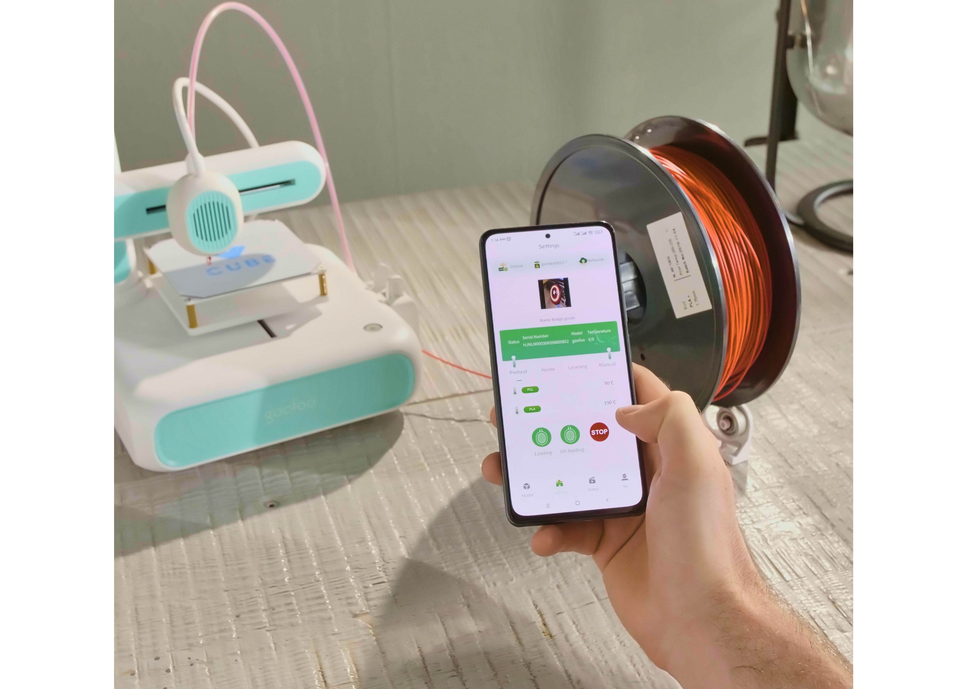 Goofoo Cube Education 3d Printer for Kids