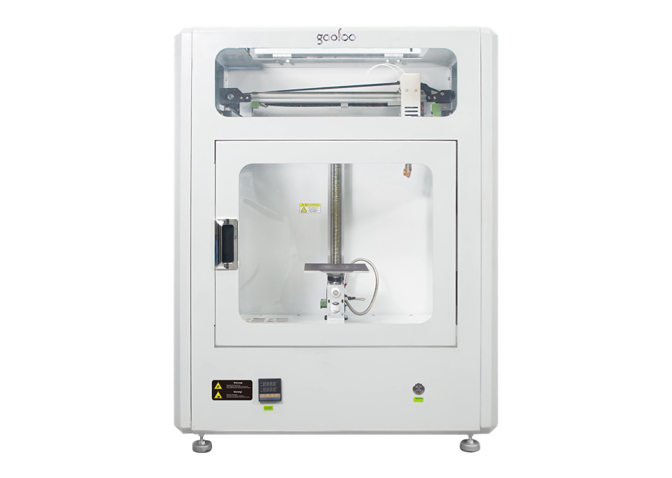 Cardan Five axis innovative 3D printer with 360 degree rotation printing and laser printing