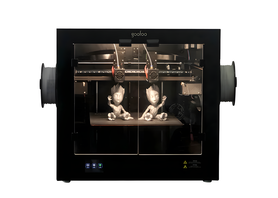 Goofoo IDEX-Gemini Large Format 3D Printer Mix Color 3D Printing Machine 360*250*200mm