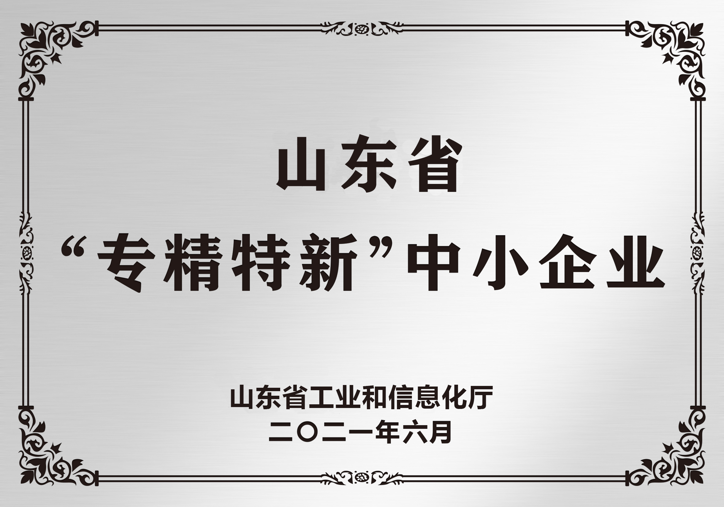 山東省“專精特新”中小企業