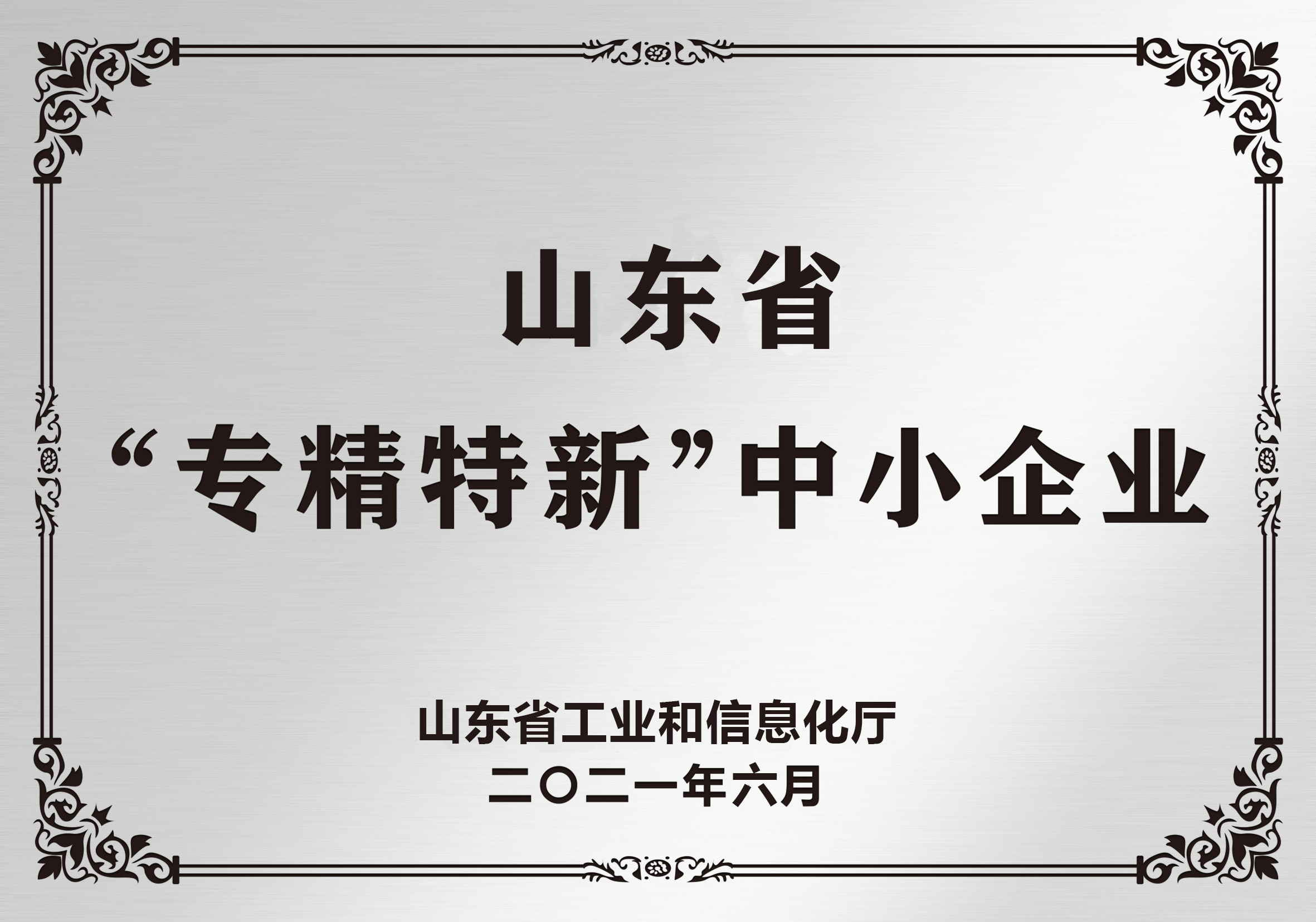 山东省“专精特新”中小企业