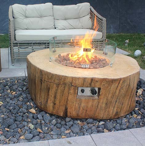 Gas Fire Pit Table ( External Propane Tank )