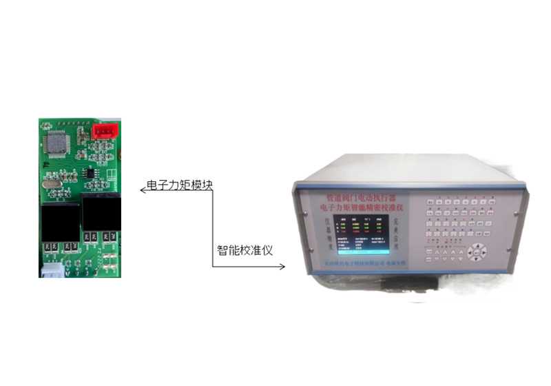 Electronic intelligent and real-time torque detection and control module