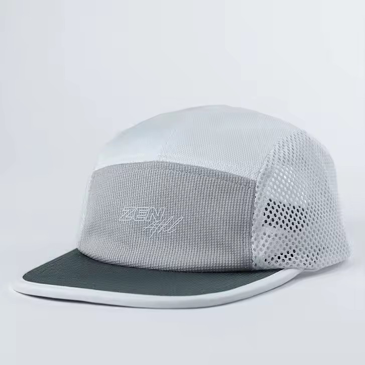 OEM Full Mesh 5 Panel Camper Hat | Custom Print Logo Running Sports Cap ...