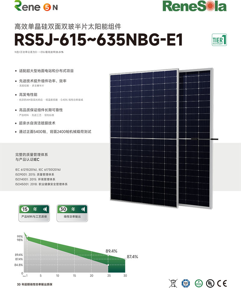 中文RS5J-615~635NBG（N型182-210-132双玻组件）