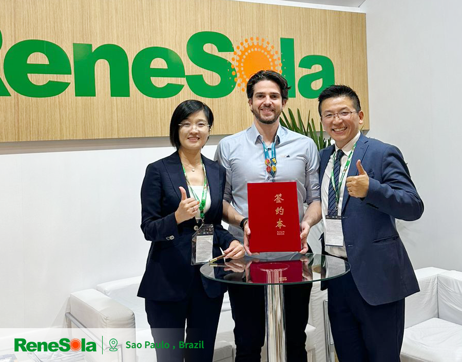 完美收官 丨Renesola再签署1GW订单框架协议，InterSolar South America 2024圆满落幕！