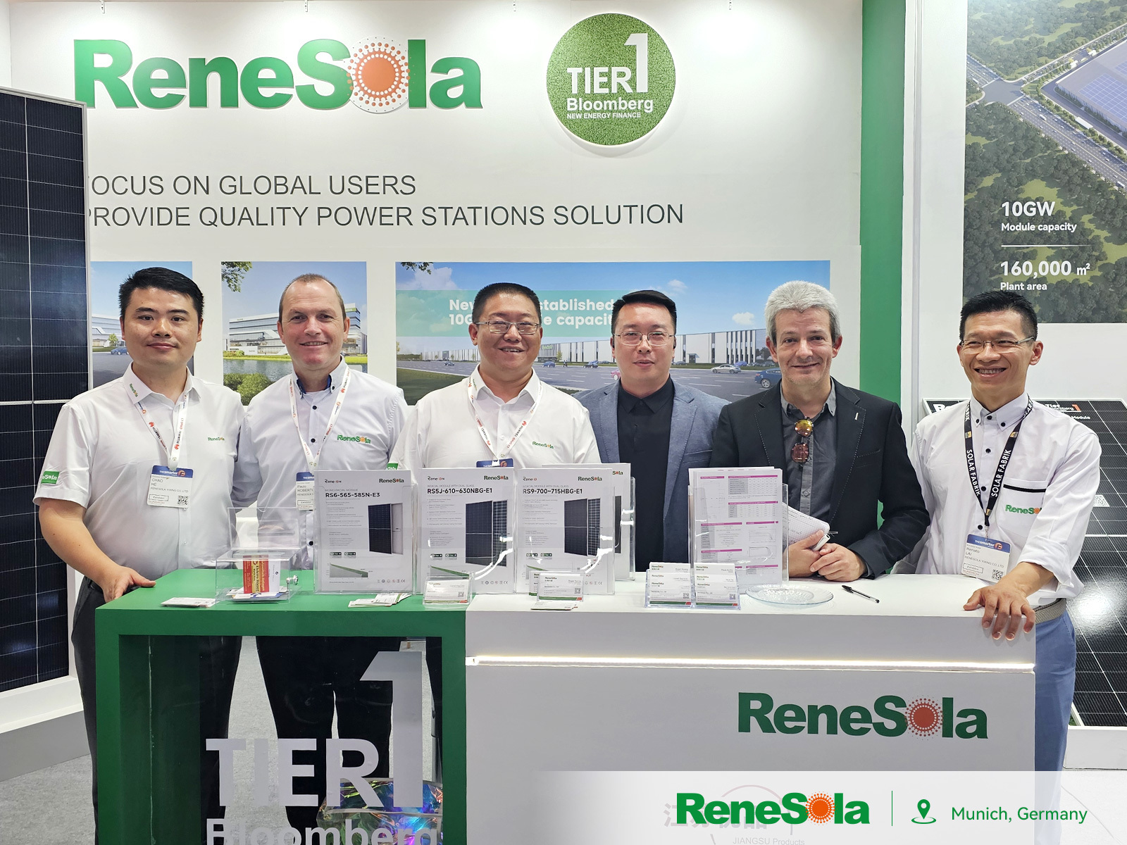 Renesola se empolga na Intersolar Europe 2024