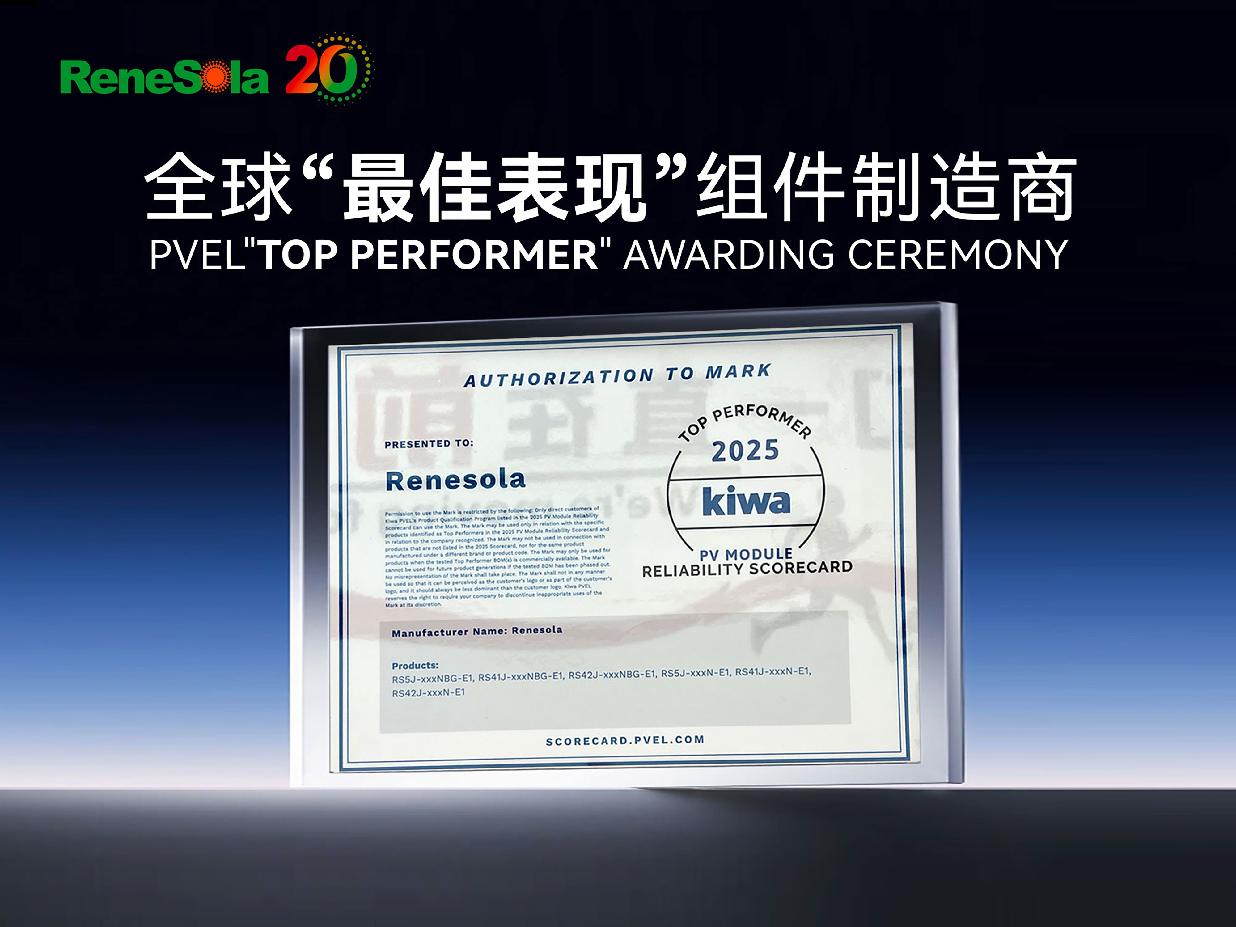 Renesola Honor Empodera Nova Viagem Inteligente